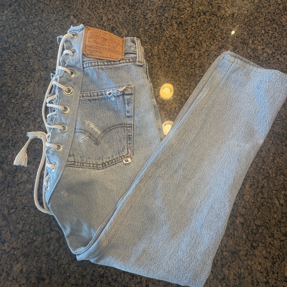 Samaria Leah reworked vintage Levi’s